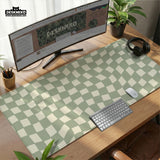 Green Checker Desk Mat - Desk Mat - Deskneko - Desk Mats & Mousepads
