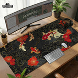 Koi Fish Desk Mat Mousepad - Deskneko