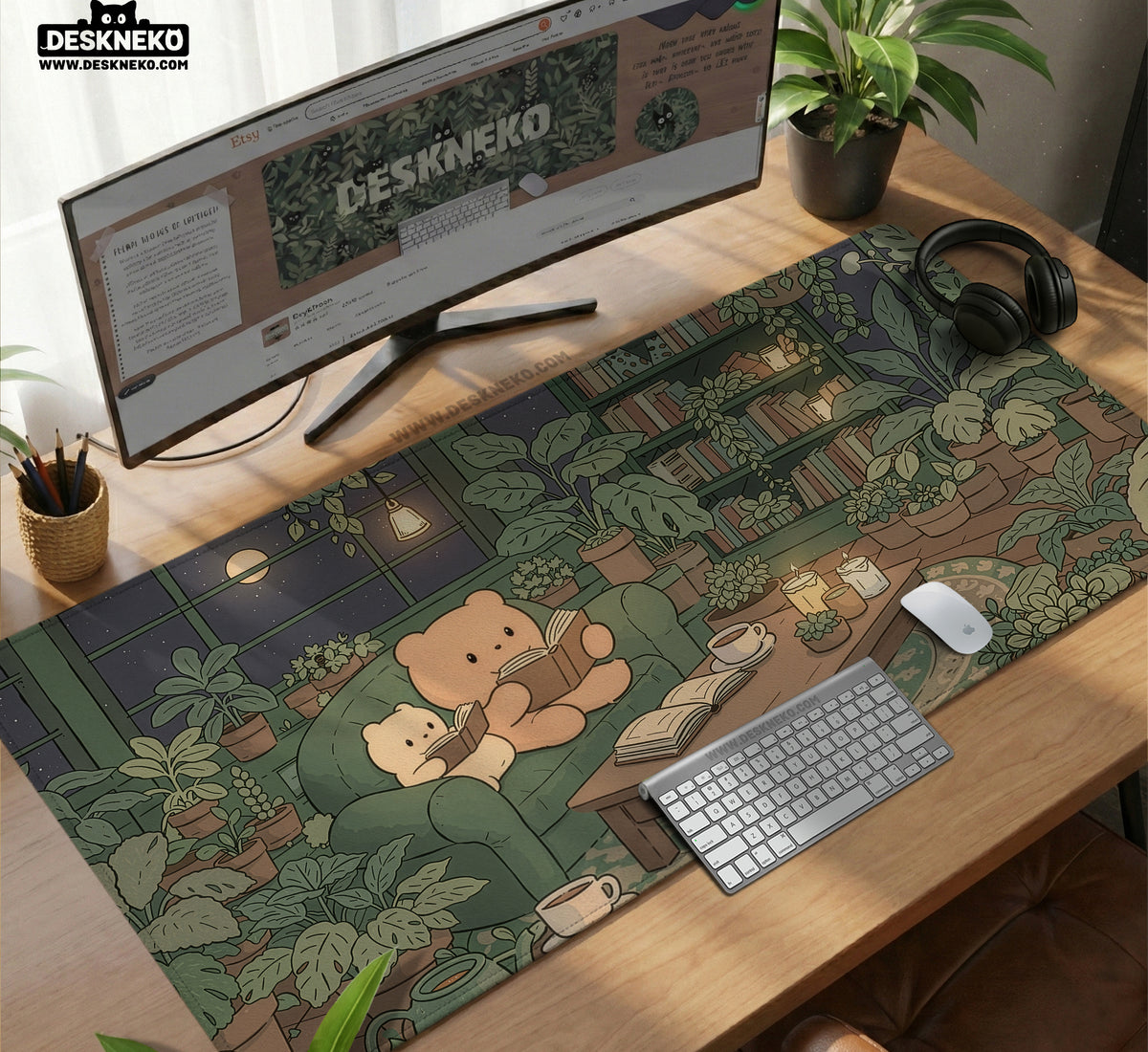 Cute Bears Desk Mat Mouse Pad - Desk Mat - Deskneko - Desk Mats & Mousepads