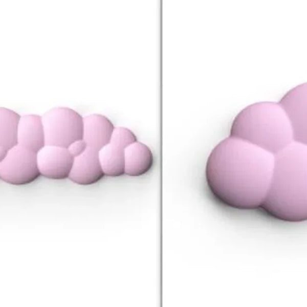 Cloud Keyboard Hand Wrist Rest Memory Foam Silicone Leather Mouse Pad Wristband Pad - Deskneko