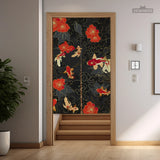 Japanese Koi Fish Noren Door Curtain Room Divider - Deskneko