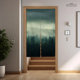 Misty Forest Noren Door Curtain - Deskneko
