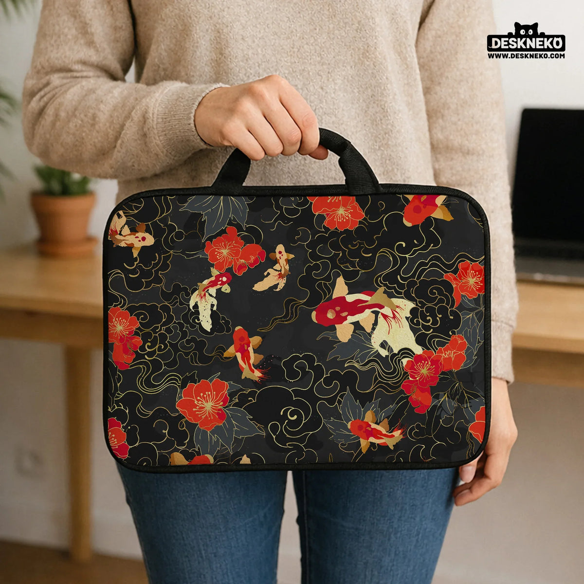 Koi Fish Laptop Sleeve & Bag - Deskneko