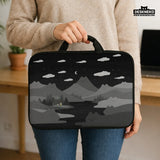 Black Cat Mountains Laptop Sleeve & Bag - Deskneko