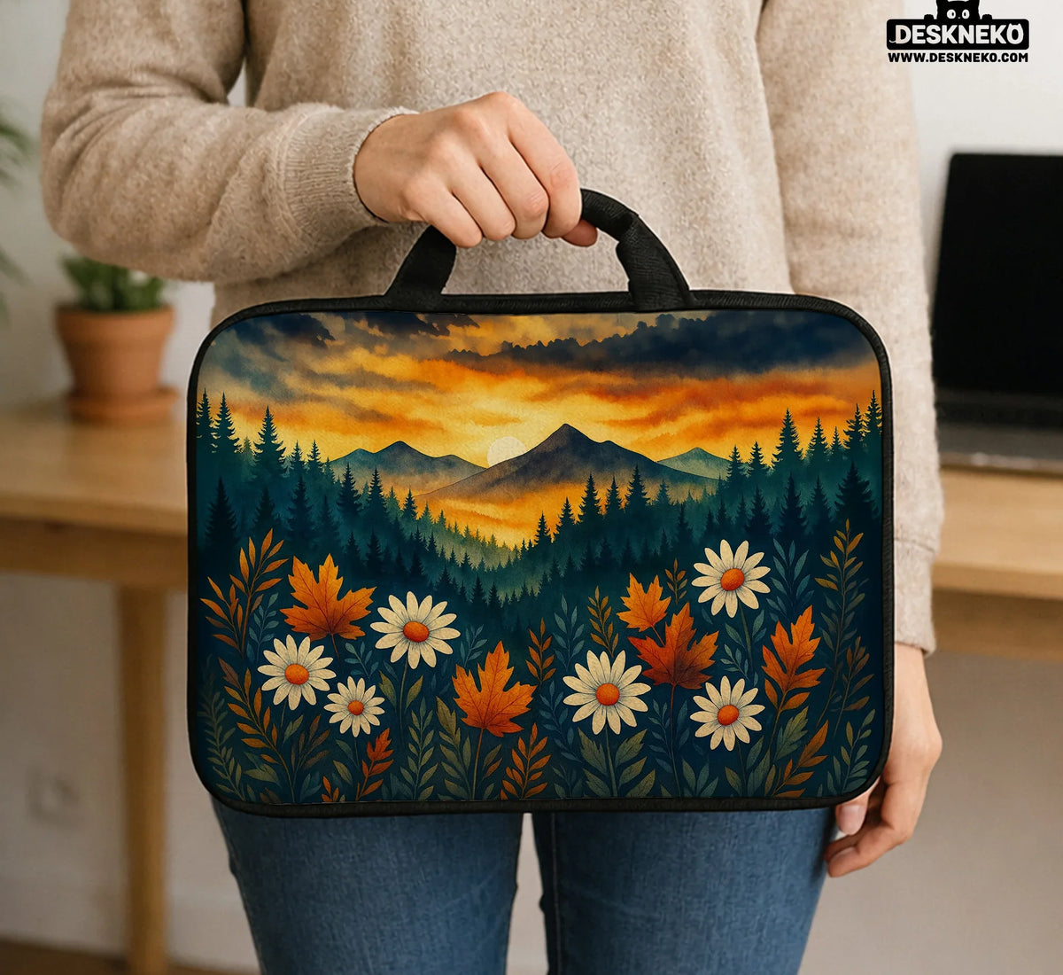 Autumn Mountain Laptop Sleeve & Bag - Laptop Sleeve - Deskneko - Laptop Sleeves & Bags