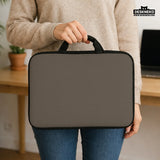 Cocoa Laptop Sleeve Case, Minimalist Padded Notebook Cover - Deskneko