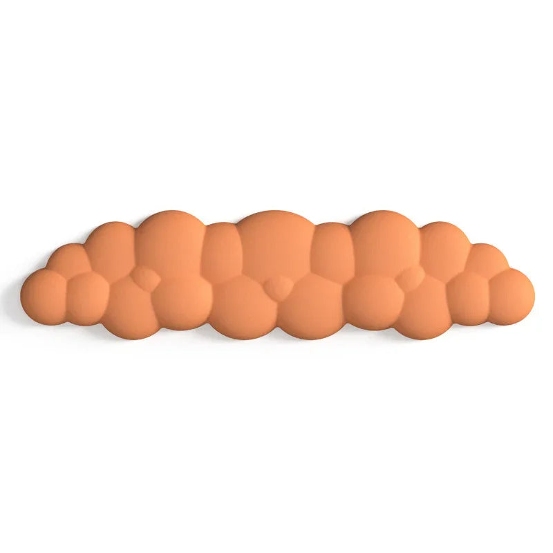 Cloud Keyboard Hand Wrist Rest Memory Foam Silicone Leather Mouse Pad Wristband Pad - Deskneko