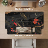 Koi Waves Desk Mat - Desk Mat - Deskneko - Desk Mats & Mousepads