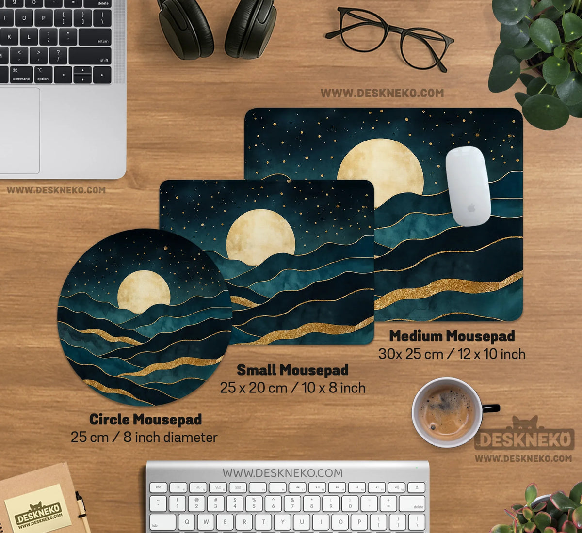 Moonrise Desk Mat - Deskneko