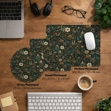 Ergonomic Botanical Mousepad & Wrist Rest for Cozy Desk Setup - Deskneko