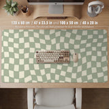 Green Checker Desk Mat - Desk Mat - Deskneko - Desk Mats & Mousepads
