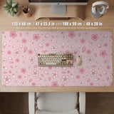 Sakura Gaming Desk Mat - LED Mousepad - Deskneko - Gaming Desk Mats