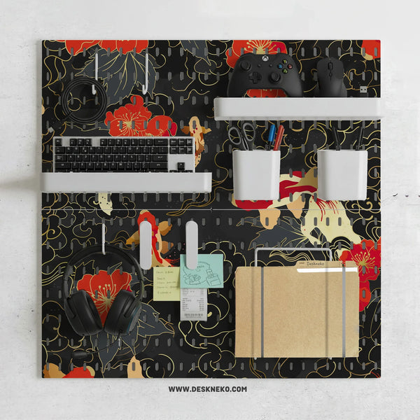Koi Fish Pegboard Set - Deskneko