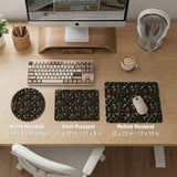 Dark Botanical Desk Mat Mousepad - Desk Mat - Deskneko - Desk Mats & Mousepads