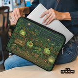 Frog Garden Laptop Sleeve - Deskneko