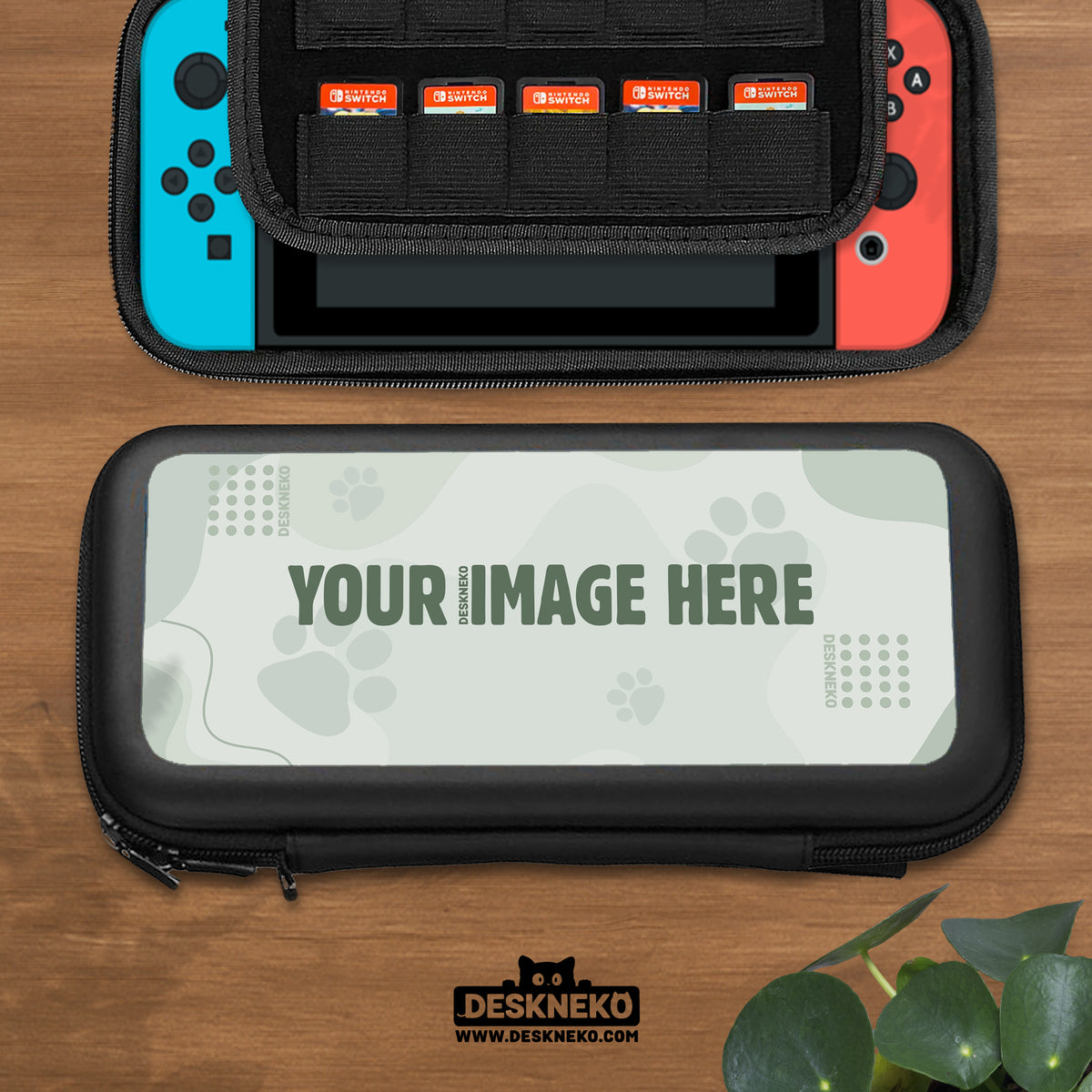Custom Switch Case for Switch 2 and Switch 1 - Nintendo Switch Accessories - Deskneko - Switch Accessories