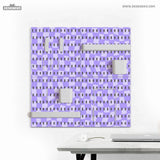 Cute Purple Pegboard - Deskneko