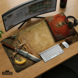 Fantasy Map Deskmat Mousepad, - Deskneko