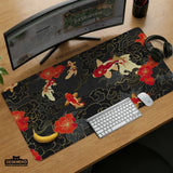 Koi Fish Desk Mat Mousepad - Deskneko