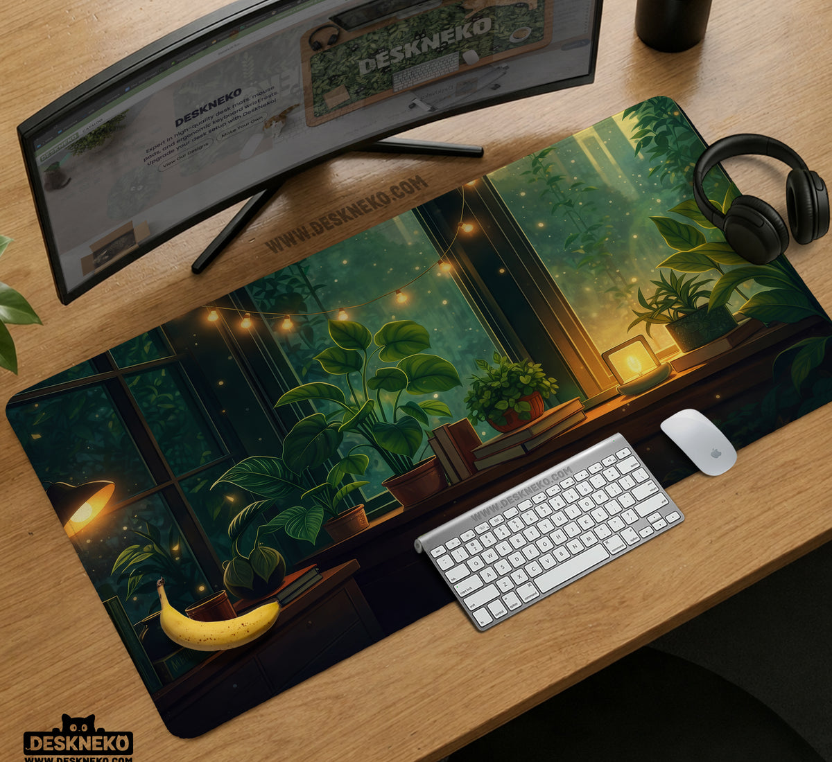 Lofi Aesthetic Desk Mat Mousepad - Desk Mat - Deskneko - Desk Mats & Mousepads