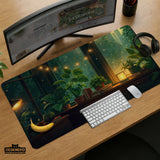 Lofi Aesthetic Desk Mat Mousepad - Desk Mat - Deskneko - Desk Mats & Mousepads