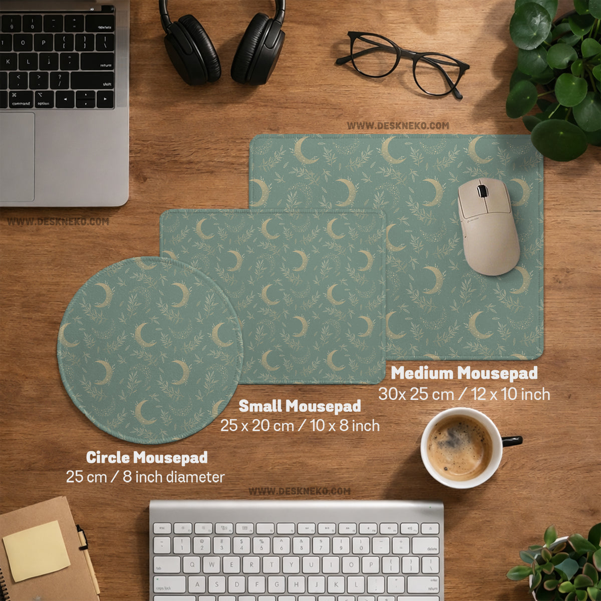 Celestial Moon Desk Mat - Desk Mat - Deskneko - Desk Mats & Mousepads