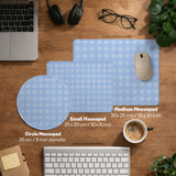 Blue Gingham Desk Mat - Desk Mat - Deskneko - Desk Mats & Mousepads