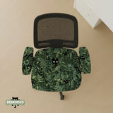 Forest Cat Desk Chair Cover for Office and Gaming Chairs - Deskneko