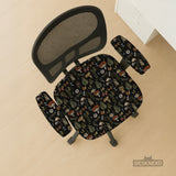 Woodland Pattern Desk Chair Cover - Chair Covers - Deskneko - Desk Chair Covers