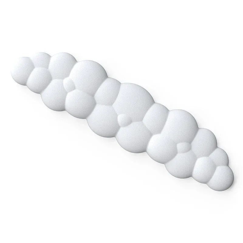 Cloud Keyboard Hand Wrist Rest Memory Foam Silicone Leather Mouse Pad Wristband Pad - Deskneko