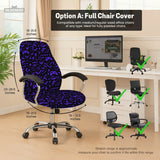 Purple Chair Cover - Deskneko