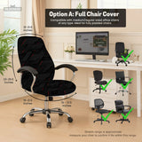 Black Tech Chair Cover - Deskneko
