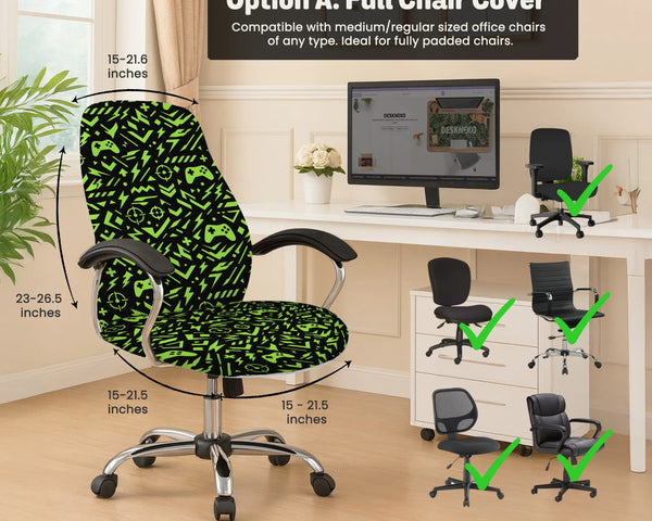 Neon Gaming Chair Cover - Deskneko