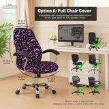 Black & Pink Chair Cover - Deskneko