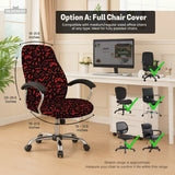 Red Gaming Chair Cover - Deskneko