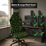 Neon Gaming Chair Cover - Deskneko
