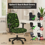 Neon Gaming Chair Cover - Deskneko