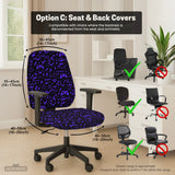 Purple Chair Cover - Deskneko