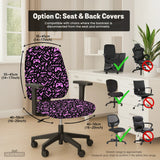 Black & Pink Chair Cover - Deskneko