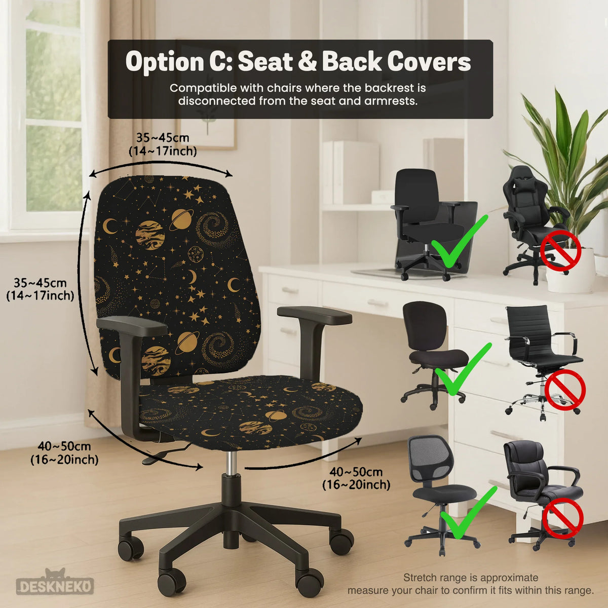 Celestial Chair Cover - Deskneko