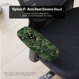 Gaming Chair Cover, Green Botanical Cat Office Chair Slipcover - Chair Covers - Deskneko - Desk Chair Covers