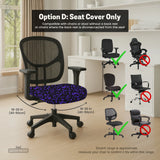 Purple Chair Cover - Deskneko