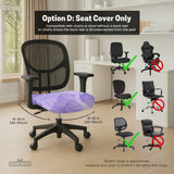 Purple Marble Chair Cover - Deskneko