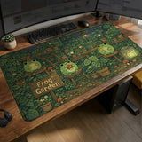 Frog Garden Deskmat - Deskneko