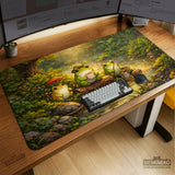Forest Frogs Desk Mat - Deskneko