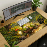 Forest Frogs Desk Mat - Deskneko