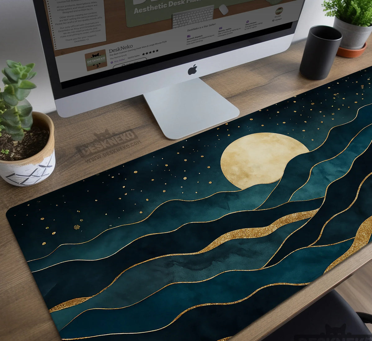 Moonrise Desk Mat - Deskneko