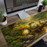 Forest Frogs Desk Mat - Deskneko
