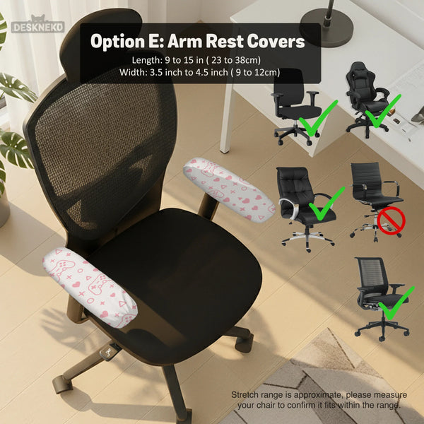 Pink Gamer Chair Cover - Deskneko
