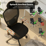 Retro Flower Chair Cover - Deskneko